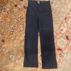 Faherty size 27 in washed  black  pants